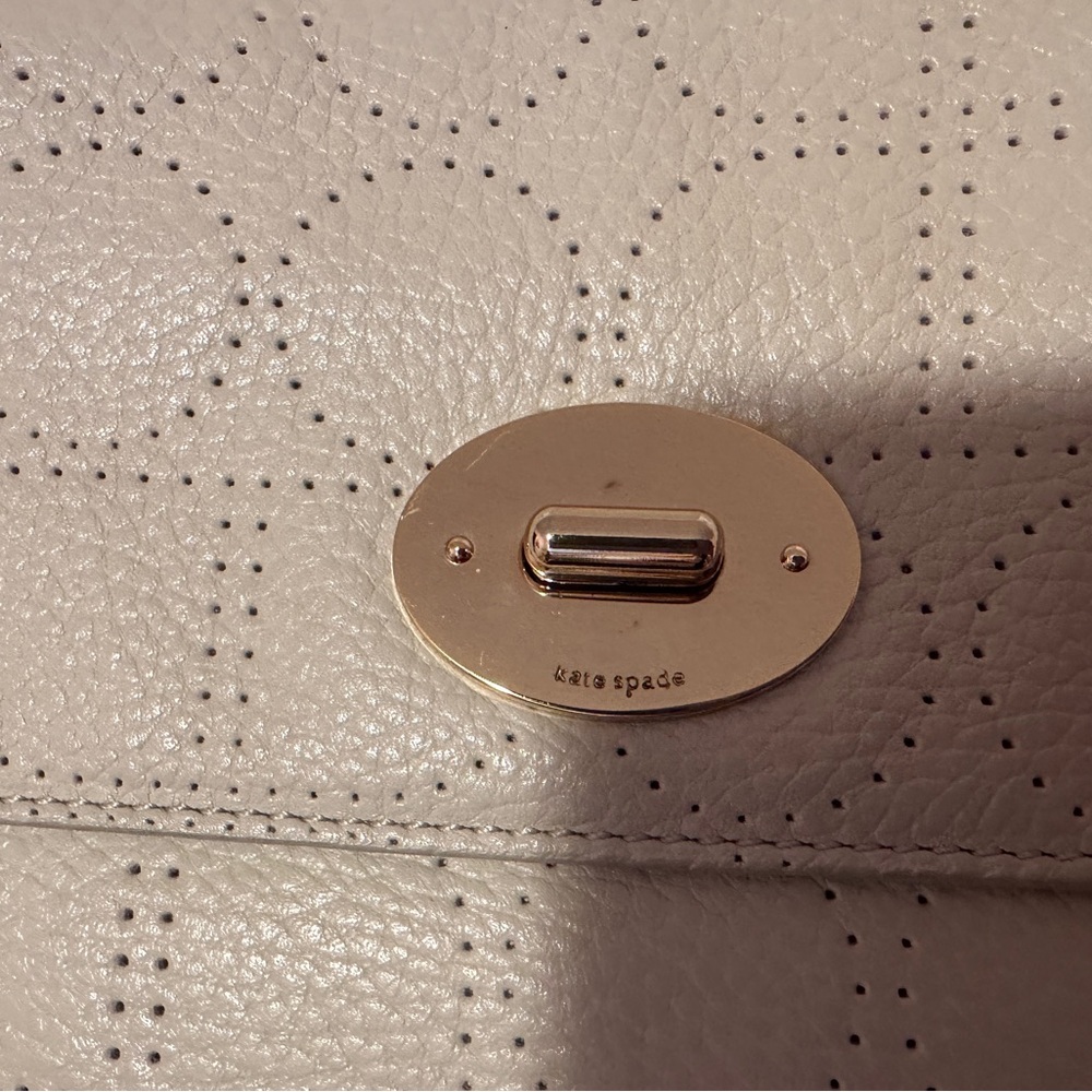 Kate Spade Cream Leather Bag